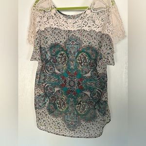 Plus Size bohemian blouse